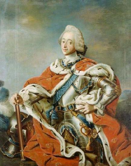 Carl Gustaf Pilo Portrait of King Frederik V of Denmark, oil painting image